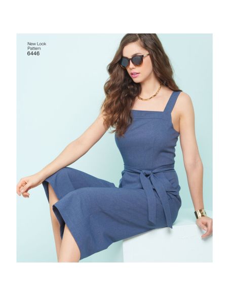Patron New Look 6446 - Robe et combi - pantalon