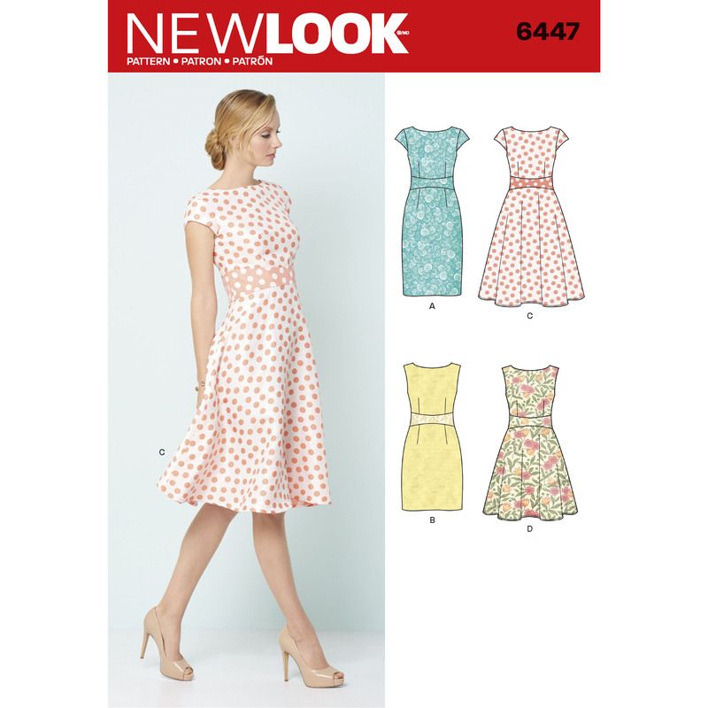 Patron New Look 6447 - Robe