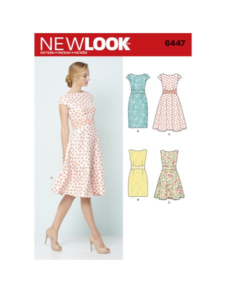 Patron New Look 6447 - Robe