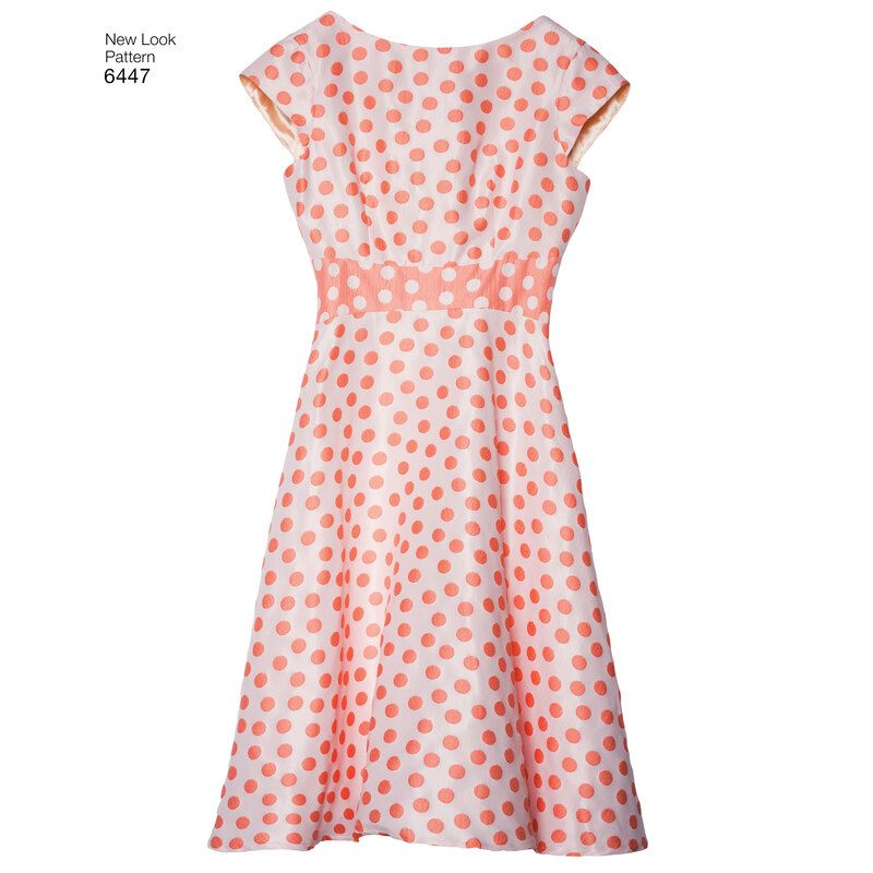 Patron New Look 6447 - Robe