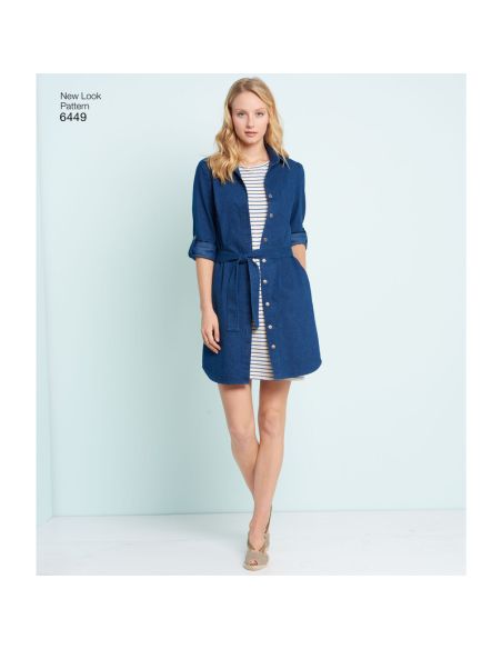 Patron New Look 6449 - Robe