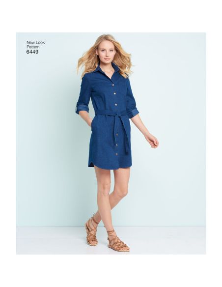 Patron New Look 6449 - Robe