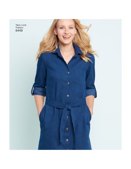 Patron New Look 6449 - Robe