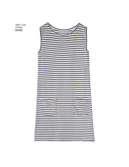 Patron New Look 6449 - Robe