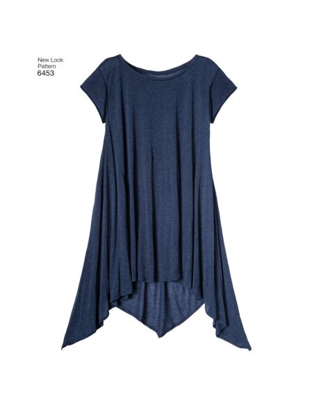 Patron New Look 6453 - Tunique