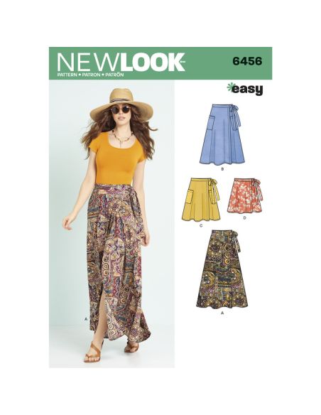 Patron New Look 6456 - Jupe