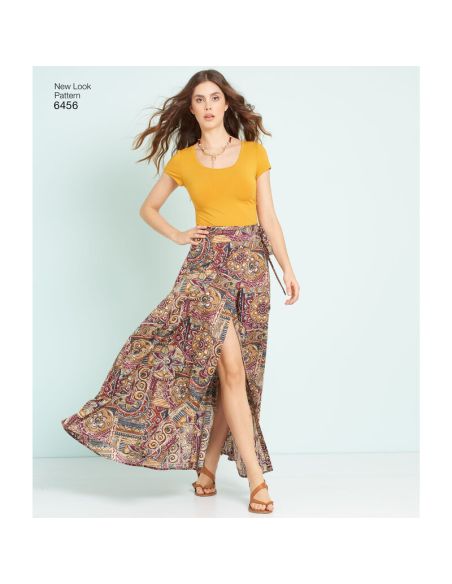 Patron New Look 6456 - Jupe