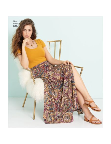 Patron New Look 6456 - Jupe