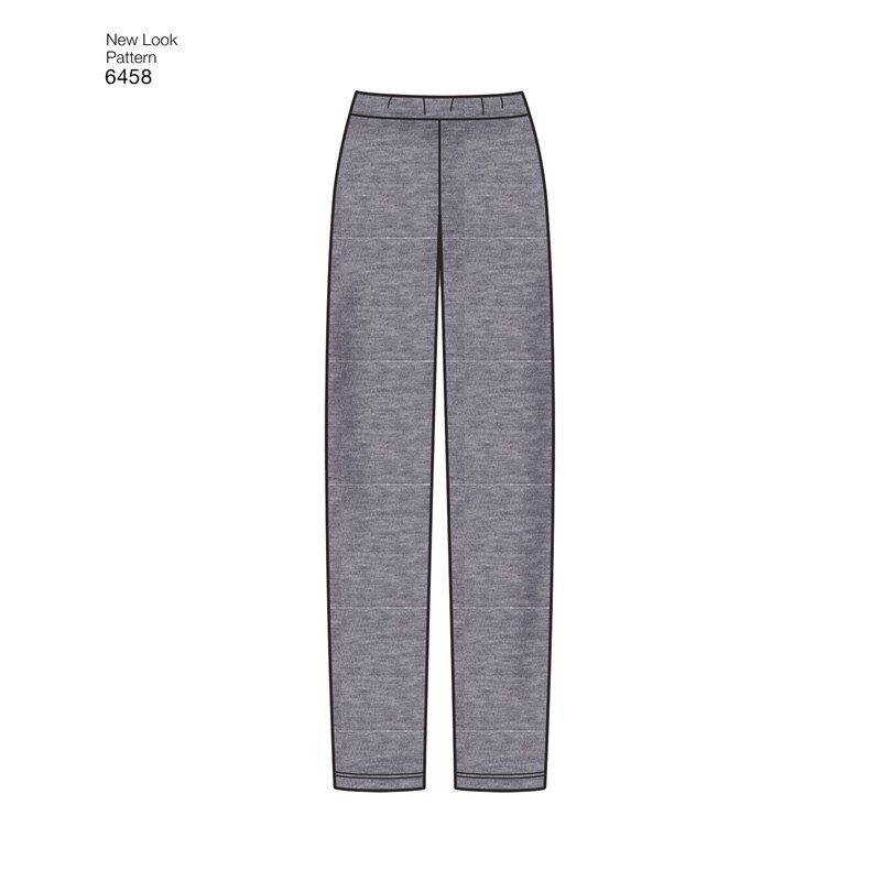 Patron New Look 6458 - Robe, tee shirt, pantalon, jupe