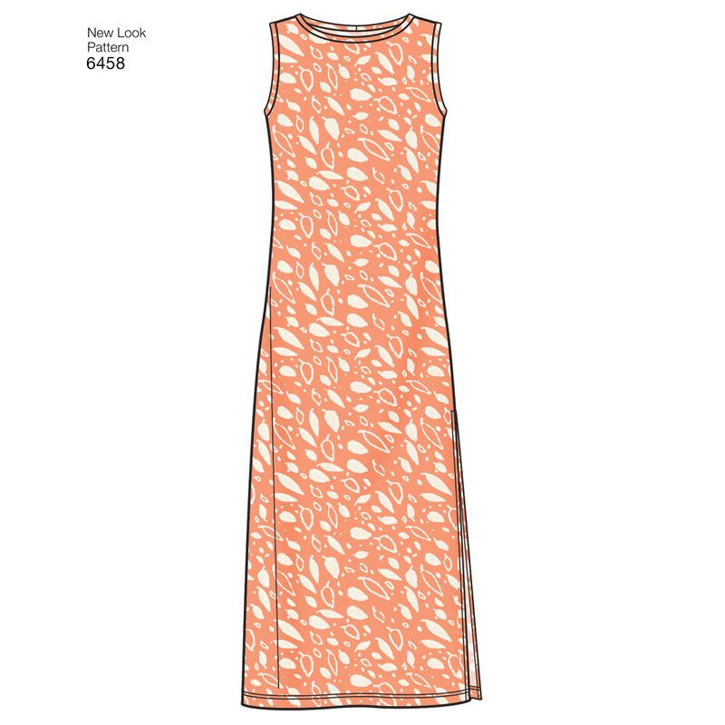 Patron New Look 6458 - Robe, tee shirt, pantalon, jupe