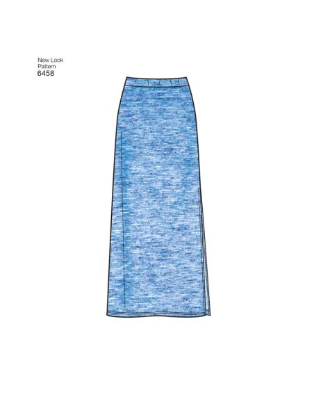 Patron New Look 6458 - Robe, tee shirt, pantalon, jupe