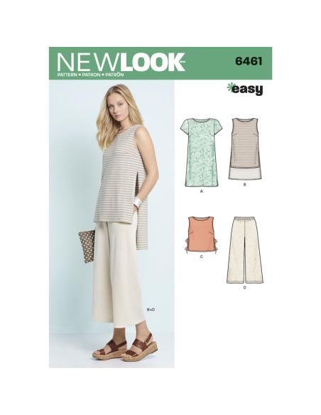 Patron New Look 6461 - Tunique et pantalon