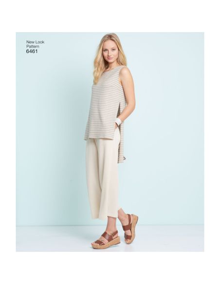 Patron New Look 6461 - Tunique et pantalon