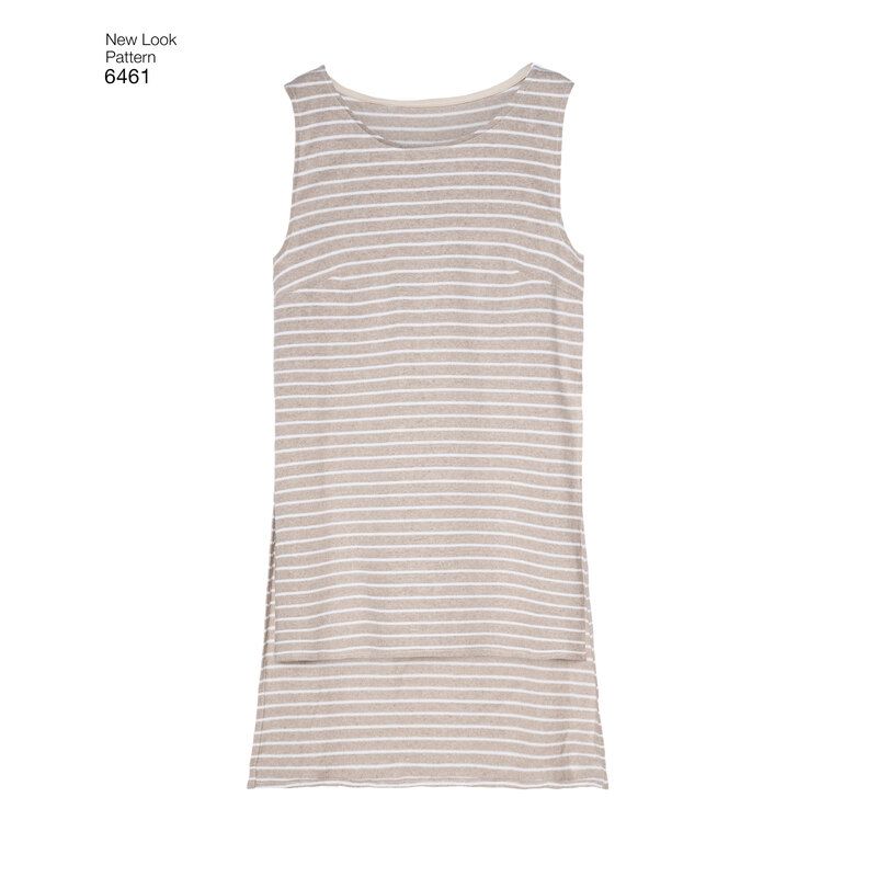 Patron New Look 6461 - Tunique et pantalon