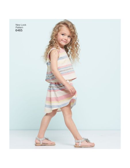 Patron New Look 6465 - Ensemble fille