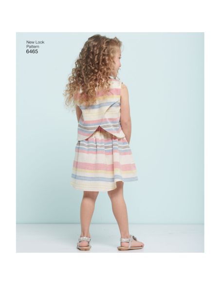 Patron New Look 6465 - Ensemble fille