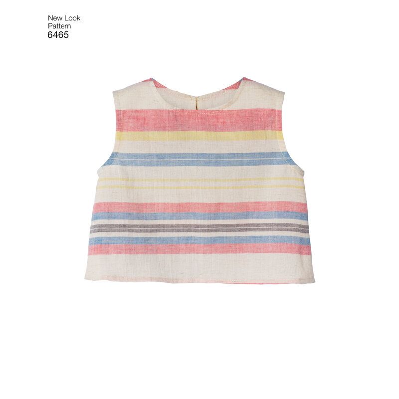 Patron New Look 6465 - Ensemble fille