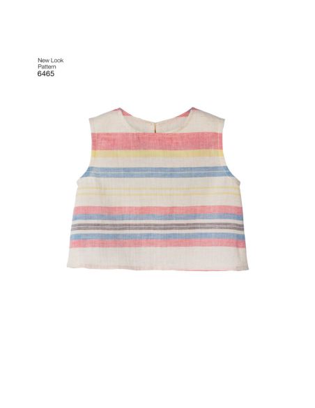 Patron New Look 6465 - Ensemble fille