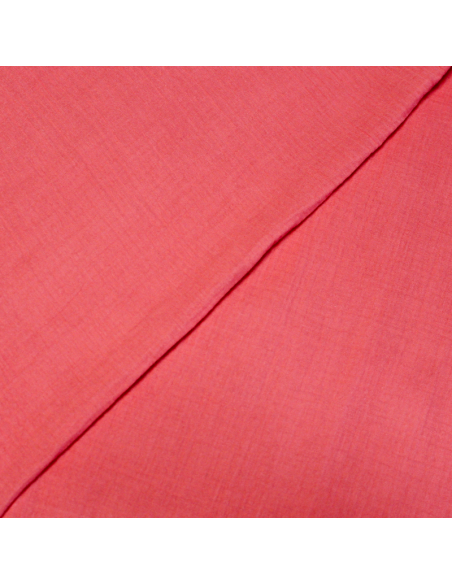 Double gaze 100% coton - Corail rose