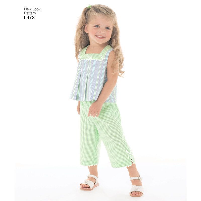 Patron New Look 6473 - Ensemble fille