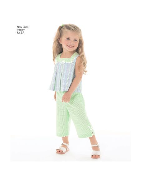 Patron New Look 6473 - Ensemble fille
