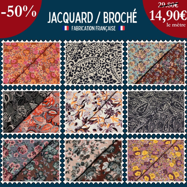 Découvrez nos Jacquards et Brochés made in France à prix réduit !