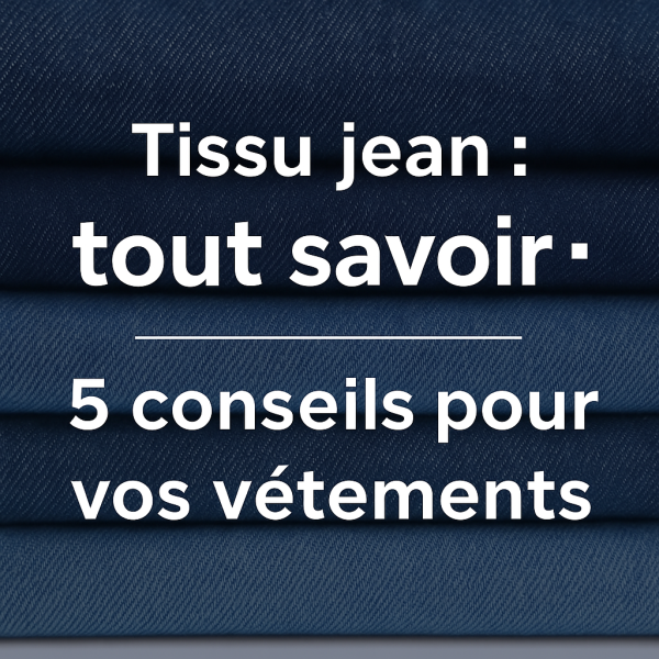 Tissu jean : découvrez 5 conseils pour vos vêtements