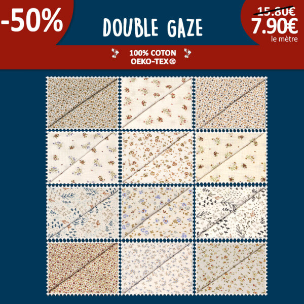 Découvrez notre nouvelle pépite : la Double Gaze Imprimée! ?