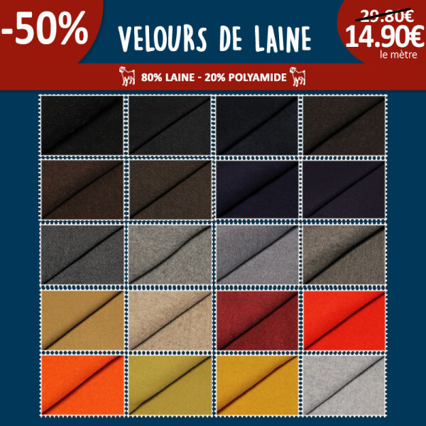 Découvrez  : Le velours de laine, l'alliance parfaite de douceur et d'élégance pour votre hiver.