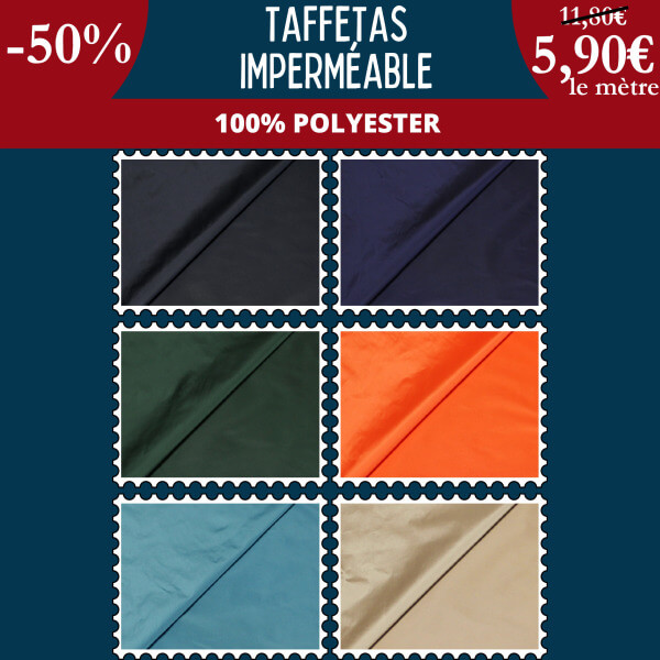 ? Découvrez notre nouvelle collection de Taffetas imperméable! ?