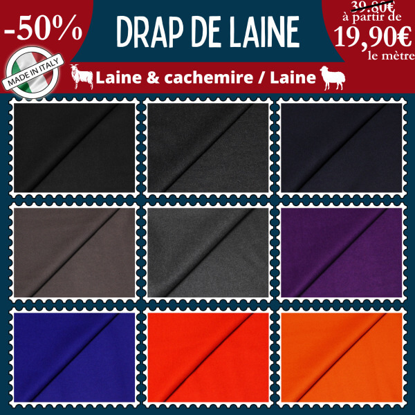 ✨ Nouvelle arrivée : Draps de laine Italiens - Promotion exclusive à ne pas manquer ! ✨