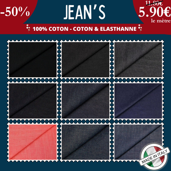 Jean’s à 5,90€ le mètre !