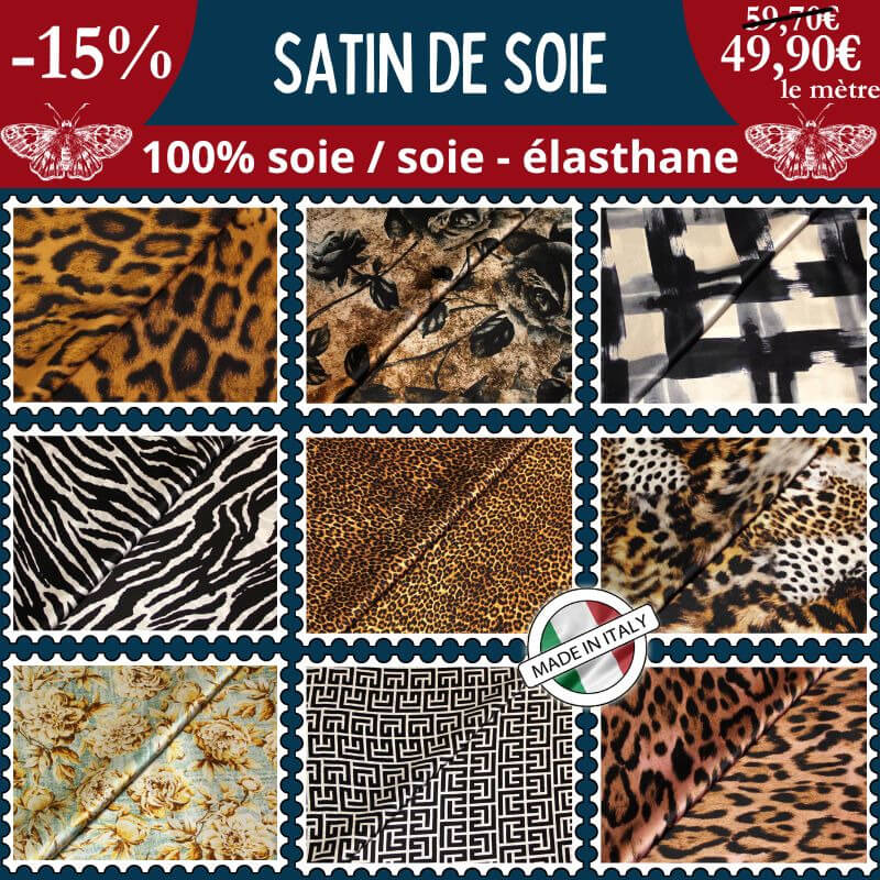 Satin de Soie en Promotion – Luxueux, Fluide et Made in Italy