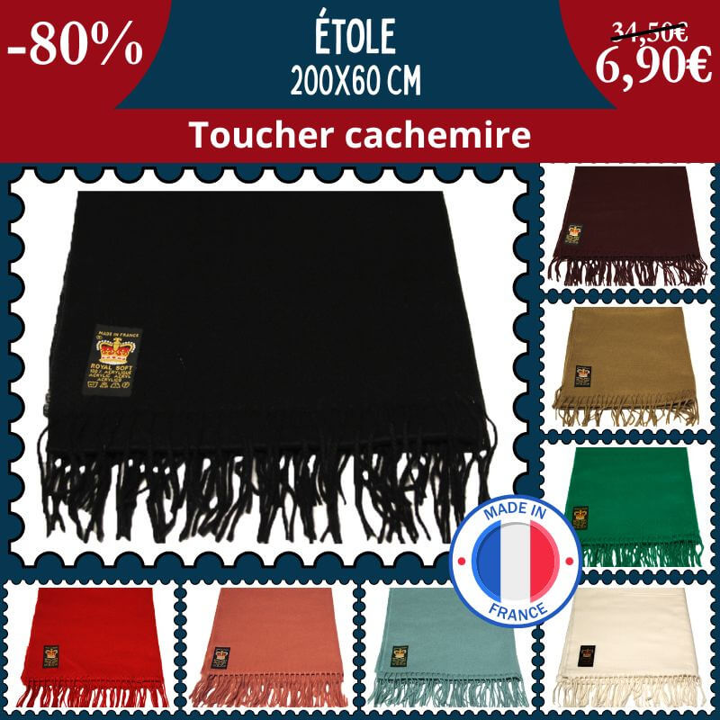 L’étole Made in France qui allie élégance et douceur ✨