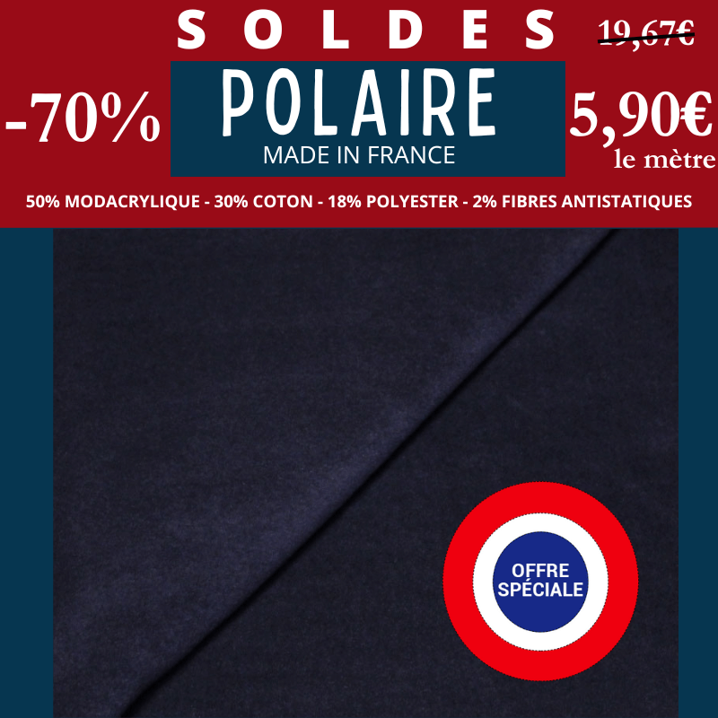 OFFRE SPÉCIALE : Polaire Made in France à -70% !