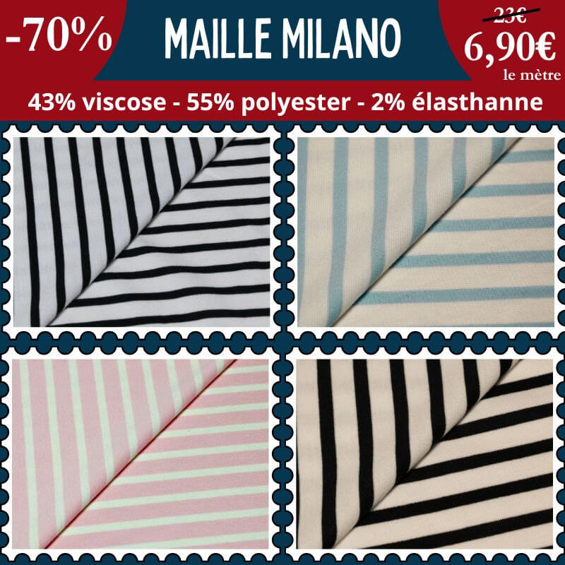 Maille Milano : confort et élégance à -70 % !