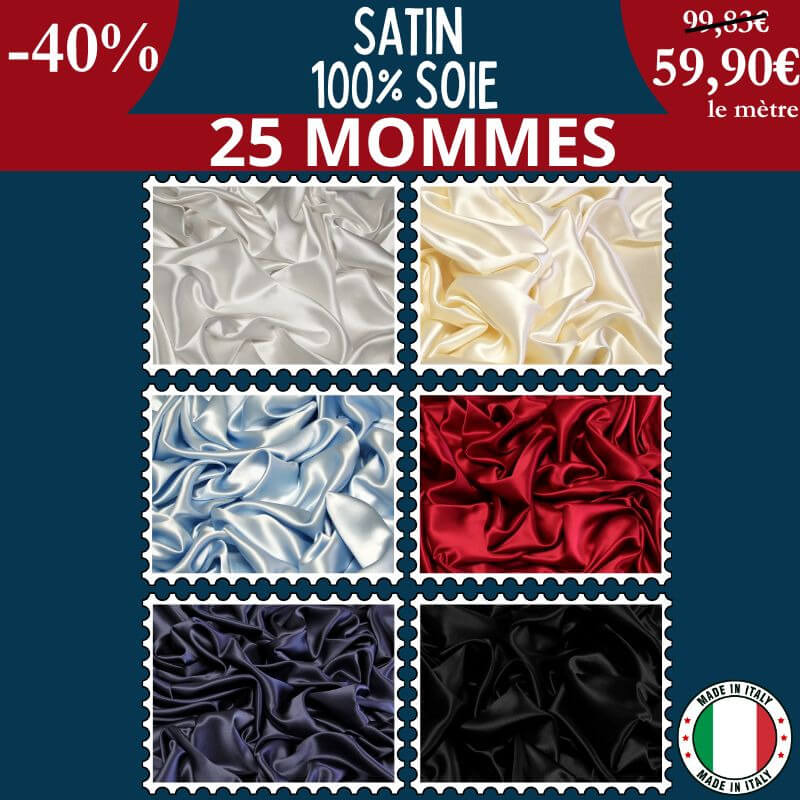 Satin 100% soie de mûrier – 25 mommes : Le must-have pour vos cheveux