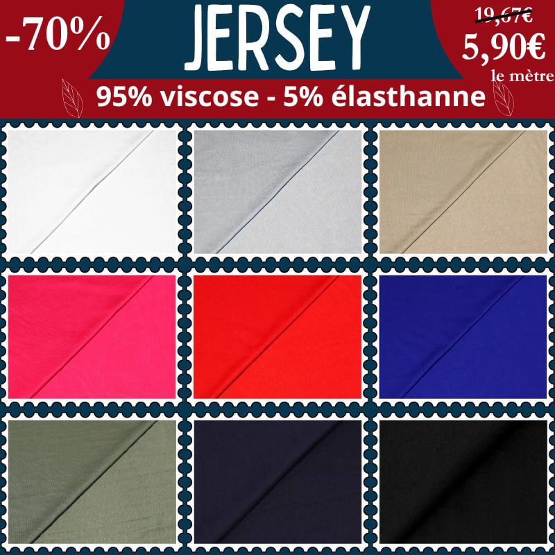 -70% sur un jersey doux et extensible qu’on adore