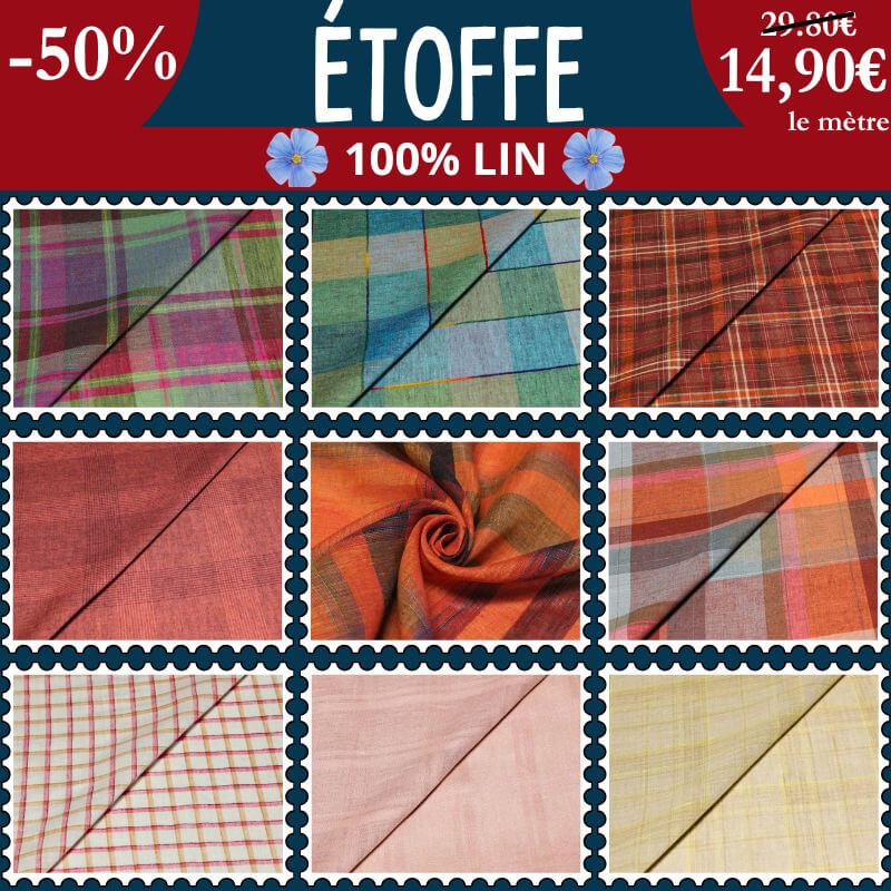 100% lin, naturel et élégant… à prix tout doux