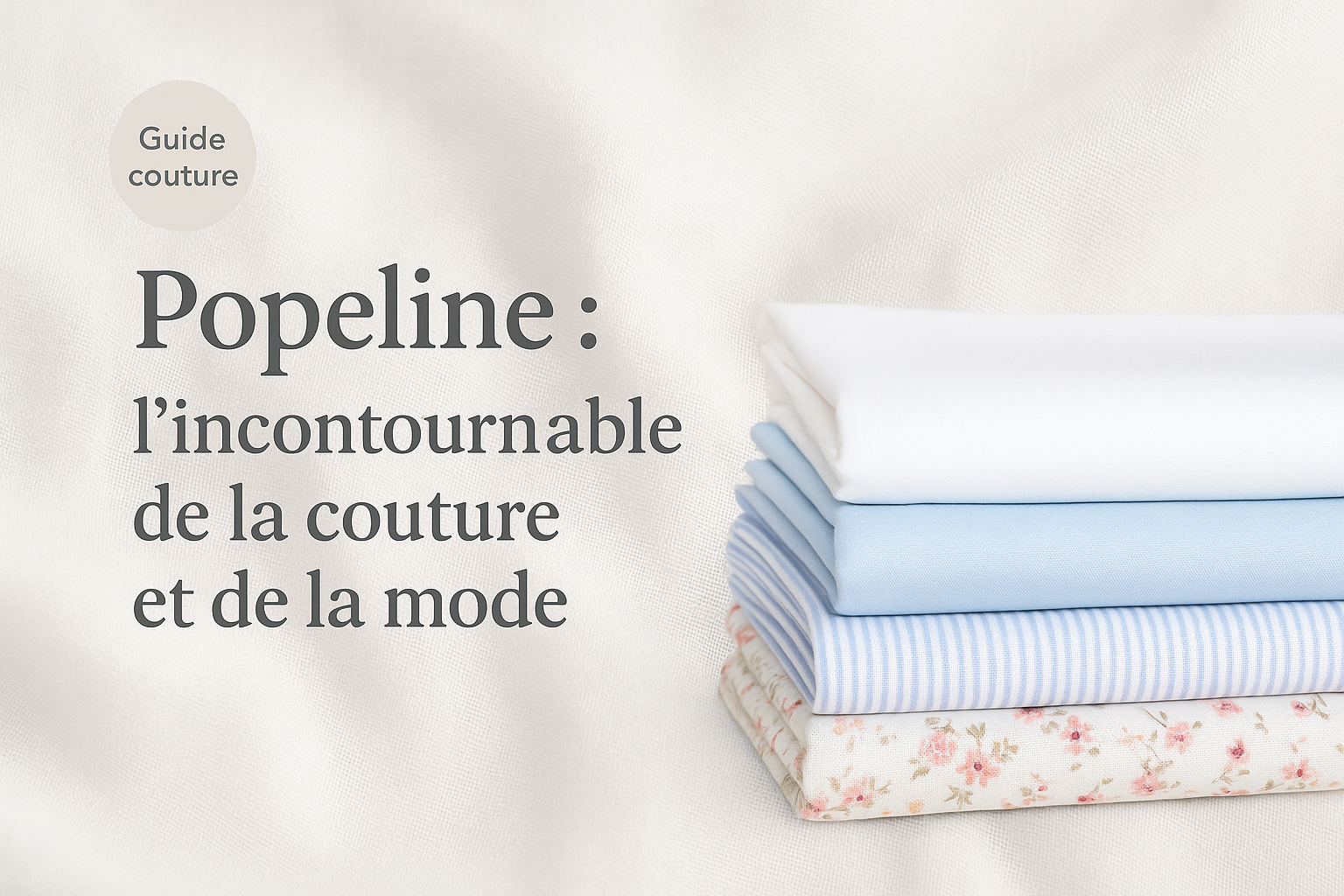 Popeline tissu – 7 faits clés pour comprendre ce classique