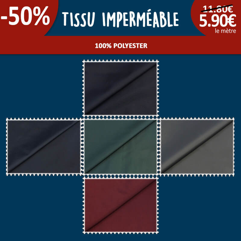 Édition Limitée : Notre tissu imperméable haut de gamme en 5 couleurs exclusives est enfin disponible.