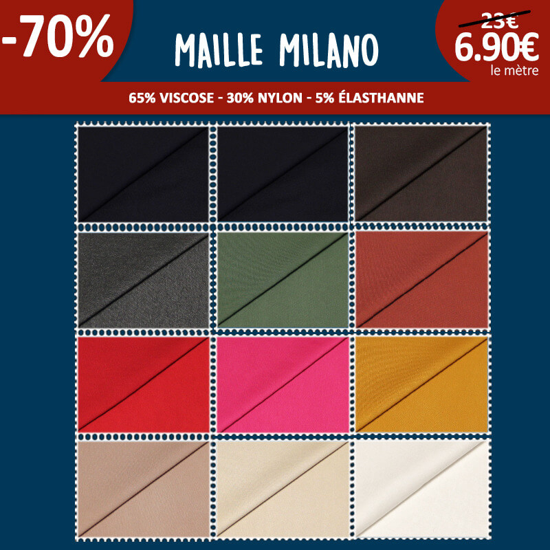 Maille Milano : trésor italien limité chez Tissus de Rêve. Découvrez-le vite !